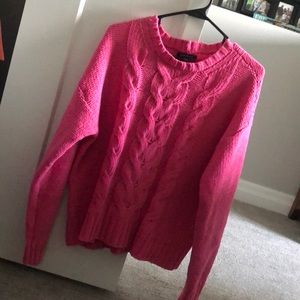 pink sweater